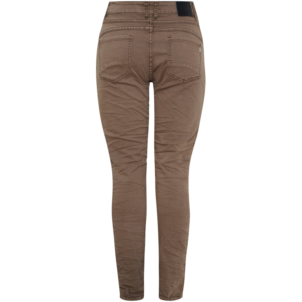 MARTA DU CHATEAU Marta du Chateau dame jeans MdcNora MDC229-8711 Jeans Mocha Brown