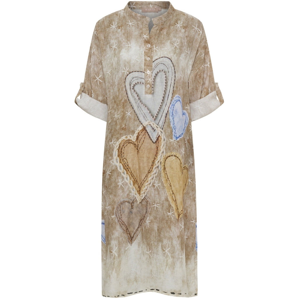 MARTA DU CHATEAU Marta du Chateau dame kjole MdcArmina 8235A Dress Marrone8435tpf