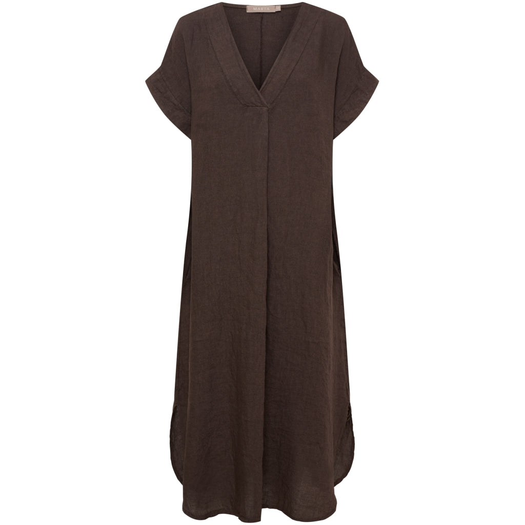 MARTA DU CHATEAU Marta du Chateau dame kjole MdcAstra TC59555M Dress Mocha93913