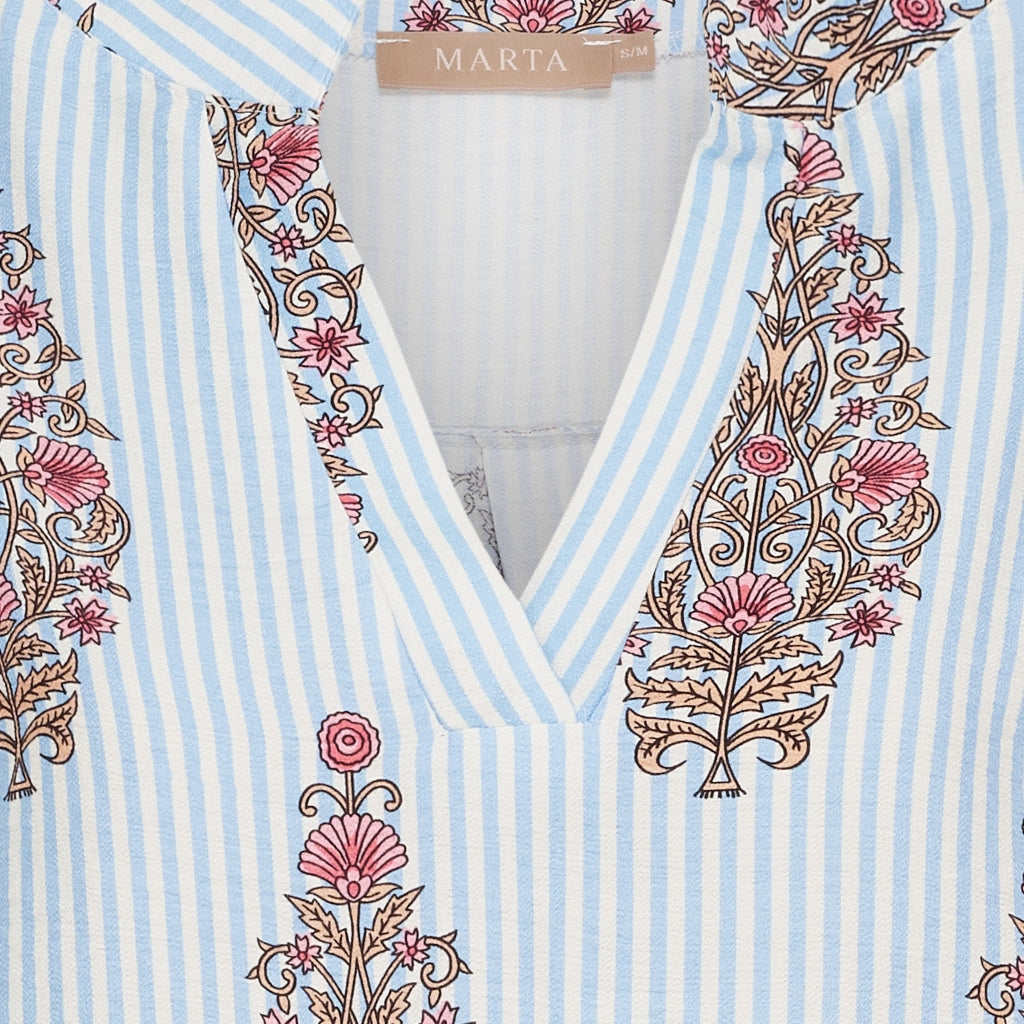 MARTA DU CHATEAU Marta du Chateau dame kjole MdcBenita 7113 Dress Celeste1586tpq