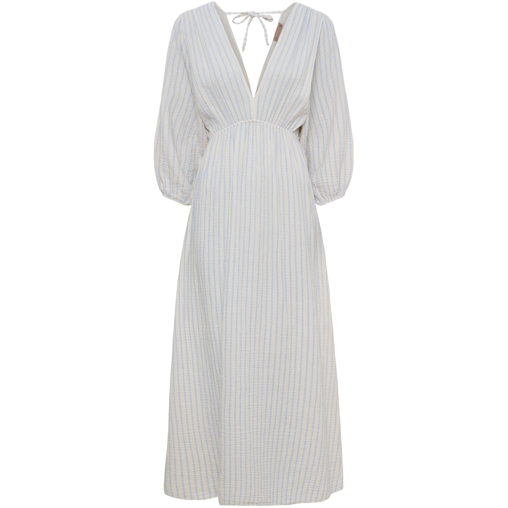 MARTA DU CHATEAU Marta du Chateau dame kjole MdcClario 84642 Dress Sky Blue/Burro