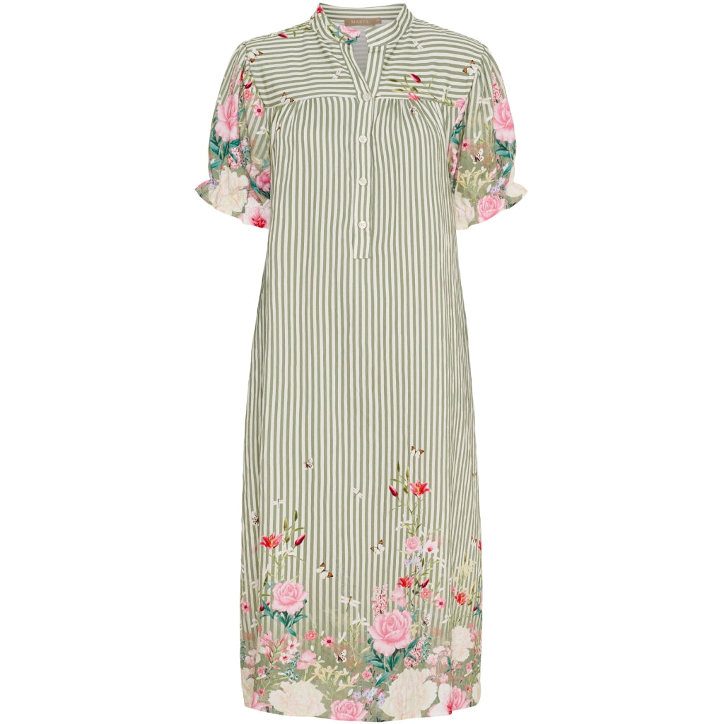 MARTA DU CHATEAU Marta du Chateau dame kjole MdcCristina 7263 Dress Kaki4837tpg