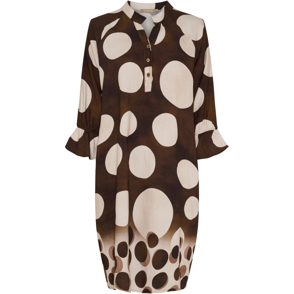 MARTA DU CHATEAU Marta du Chateau dame kjole MdcCypress 7636 Dress MarroneEZ552DB