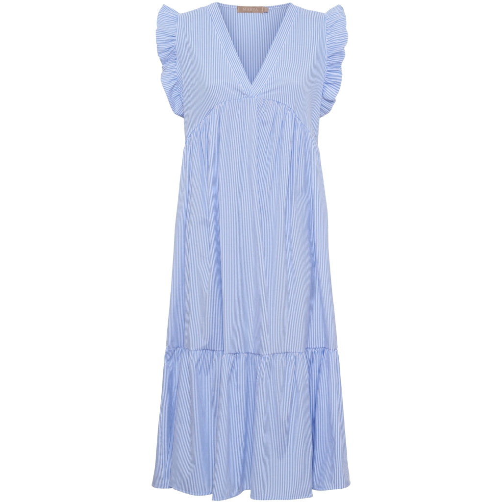 MARTA DU CHATEAU Marta du Chateau dame kjole MdcElma 5795 Dress Sky Blue