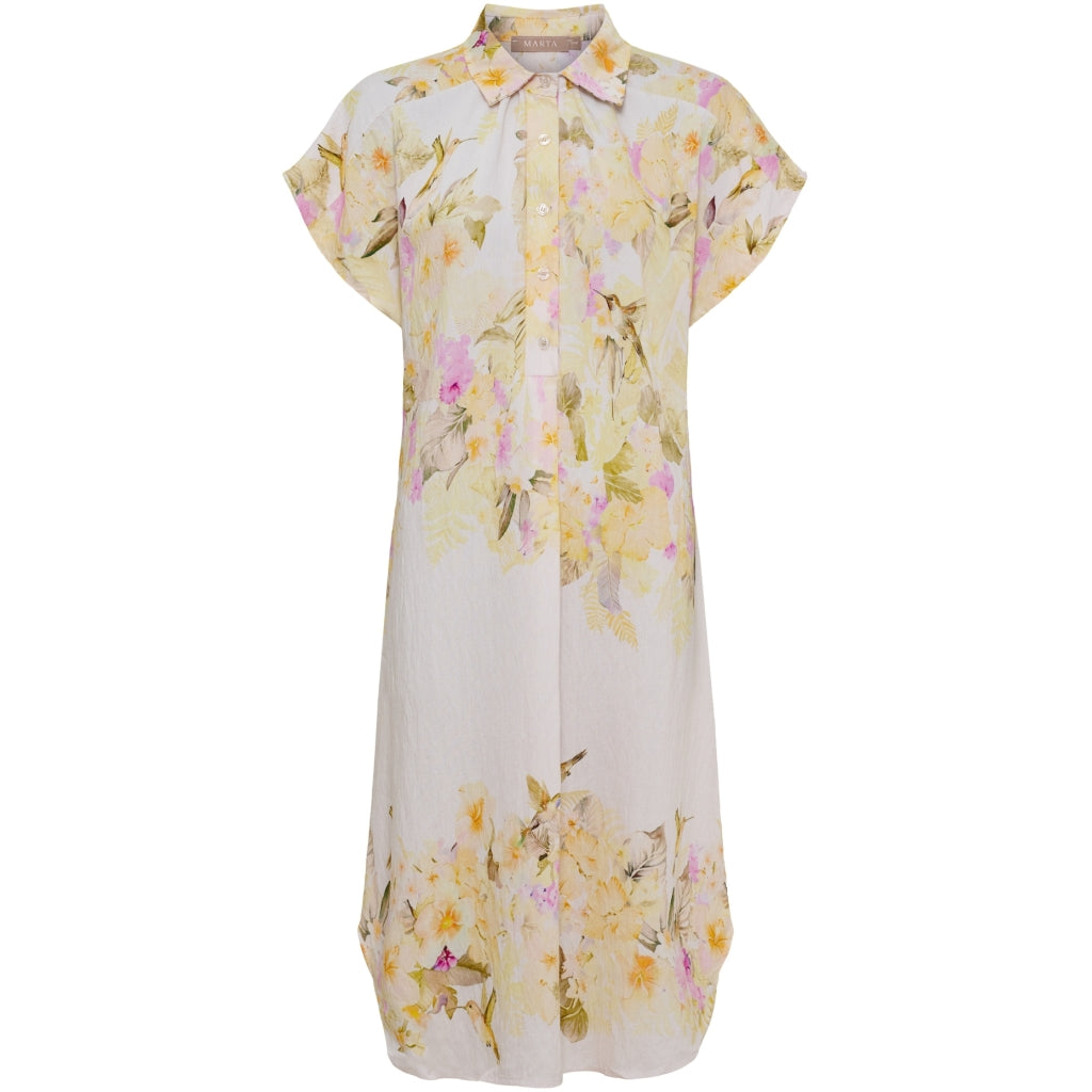 MARTA DU CHATEAU Marta du Chateau dame kjole MdcFelisa 7357 Dress Giallo6198tpg