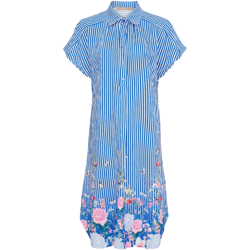 MARTA DU CHATEAU Marta du Chateau dame kjole MdcFelisa 7357 Dress BlueChina4937tpg