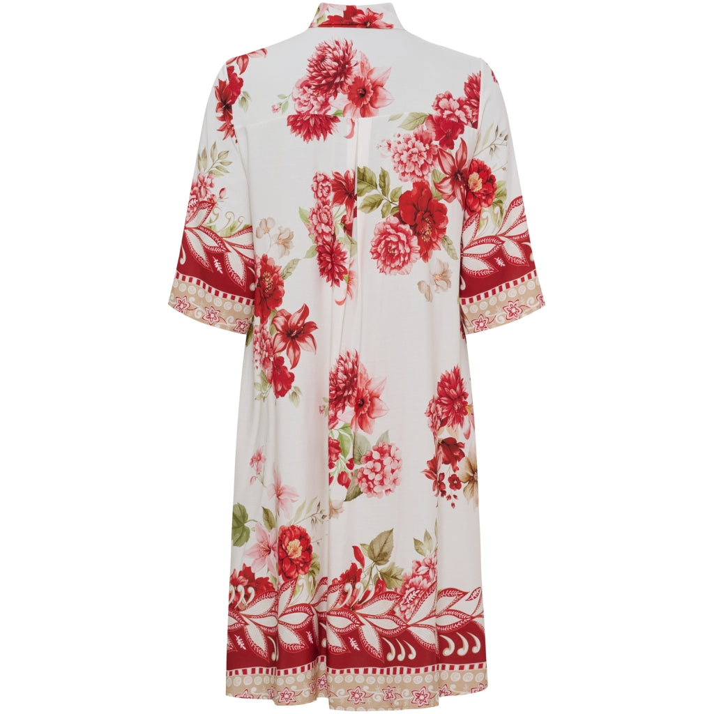 MARTA DU CHATEAU Marta du Chateau dame kjole MdcFlorielle 269202 Dress Red Flower