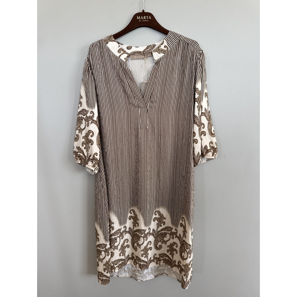 MARTA DU CHATEAU Marta du Chateau dame kjole MdcGoldie 7474 Dress Marrone4602tpe