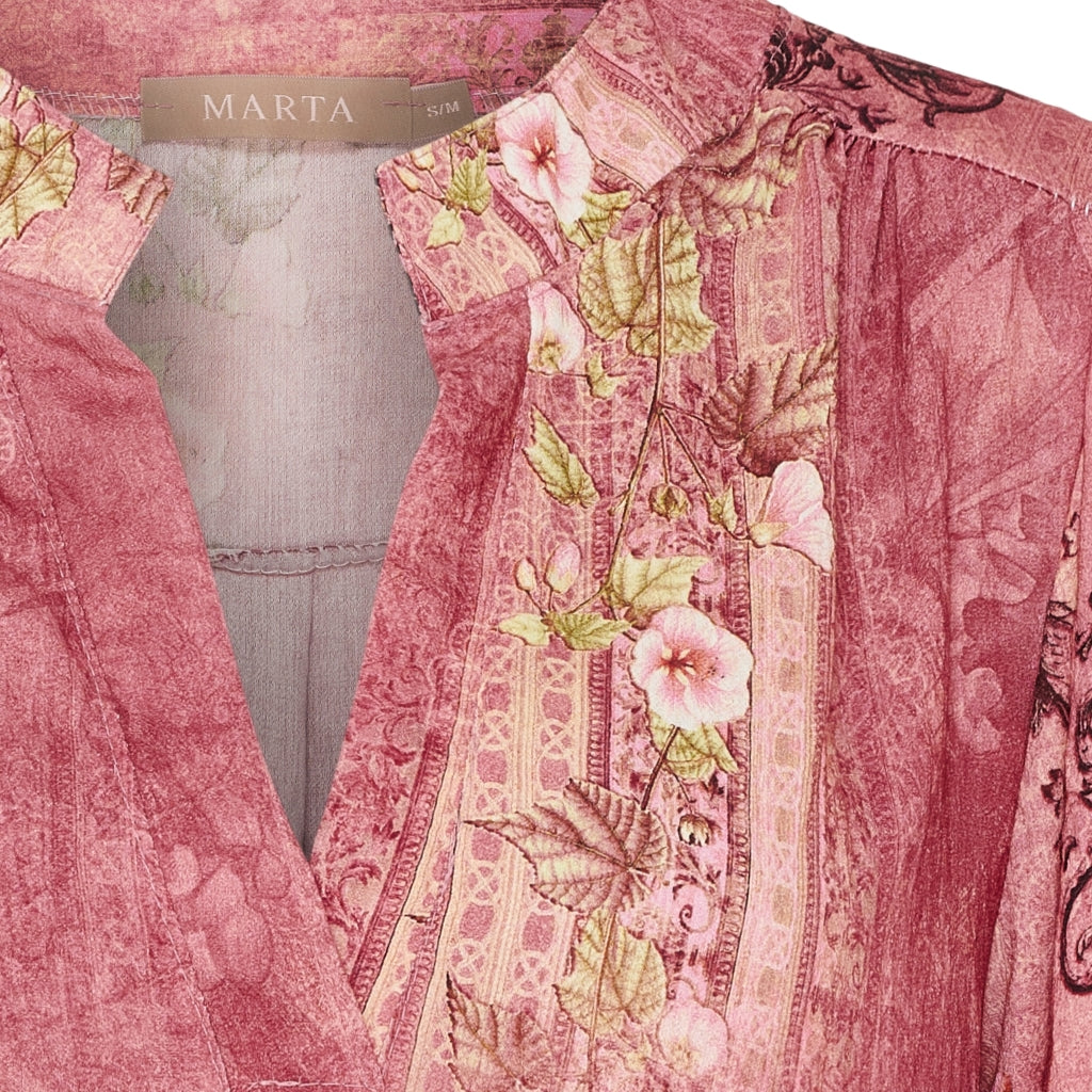 MARTA DU CHATEAU Marta du Chateau dame kjole MdcGoldie 7474 Dress Rosa5295tpg