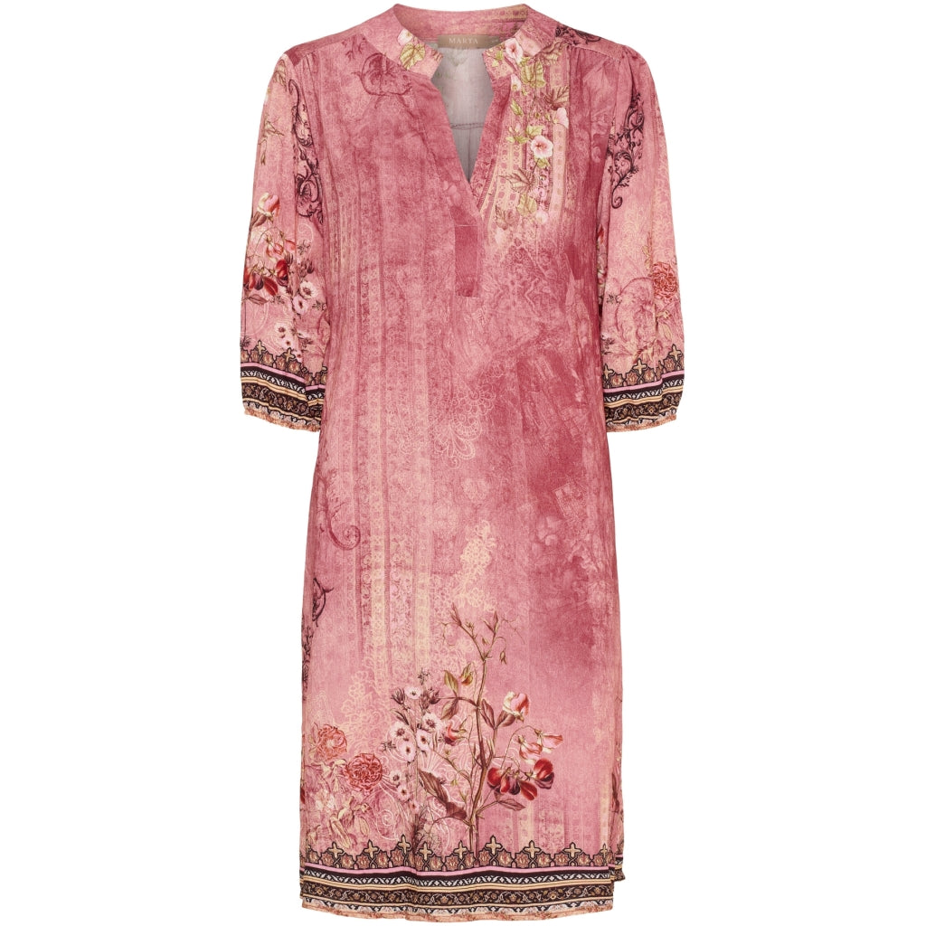 MARTA DU CHATEAU Marta du Chateau dame kjole MdcGoldie 7474 Dress Rosa5295tpg