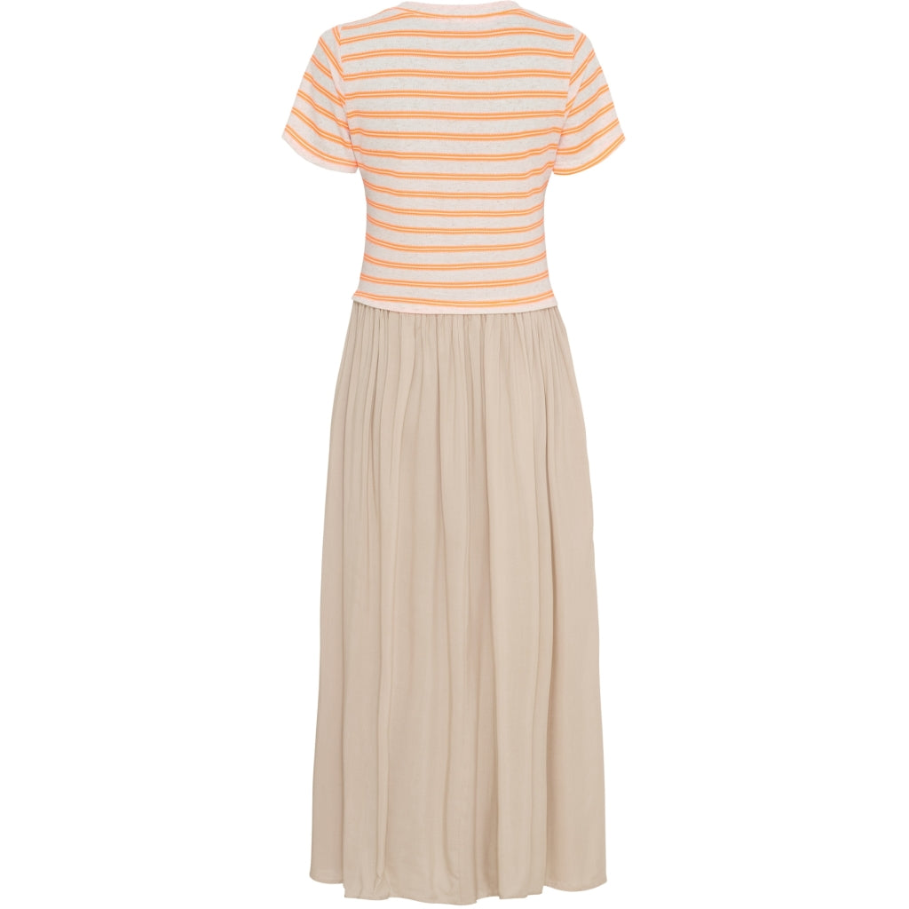 MARTA DU CHATEAU Marta du Chateau dame kjole MdcIngfrid 7334 Dress Beige/Orange