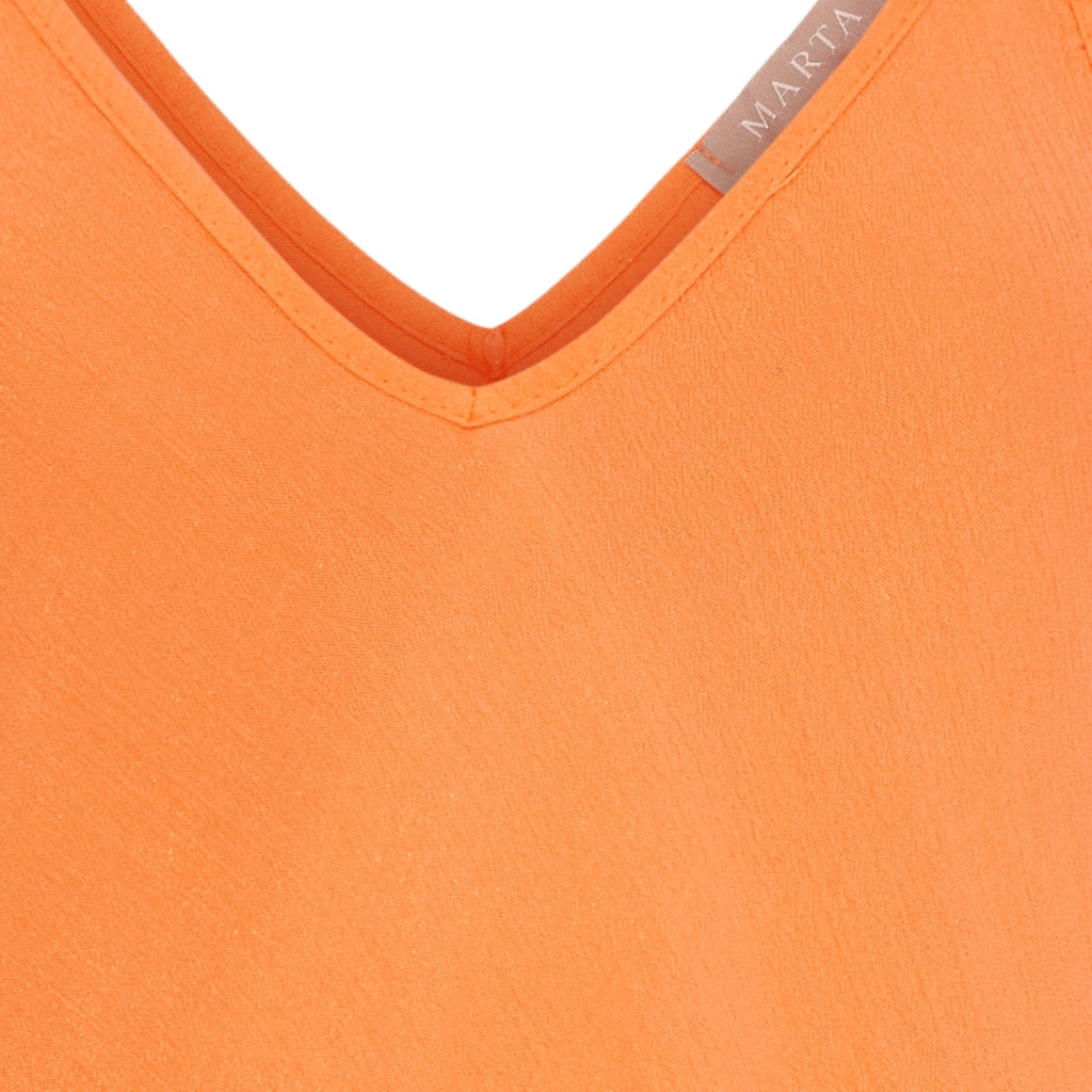 MARTA DU CHATEAU Marta du Chateau dame kjole MdcIris 7349A Dress Arancio98