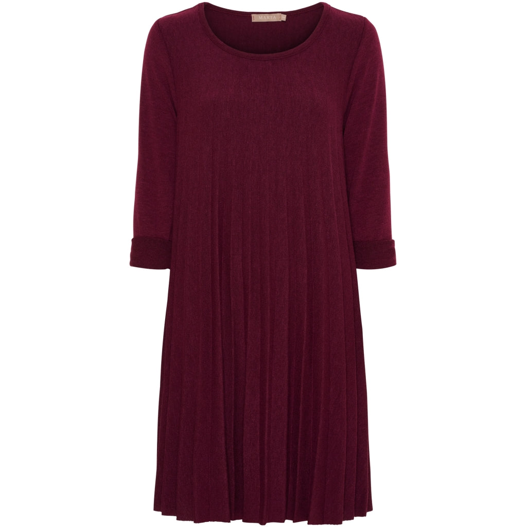 MARTA DU CHATEAU Marta du Chateau dame kjole MdcJasmin 71653 Dress Bordeaux