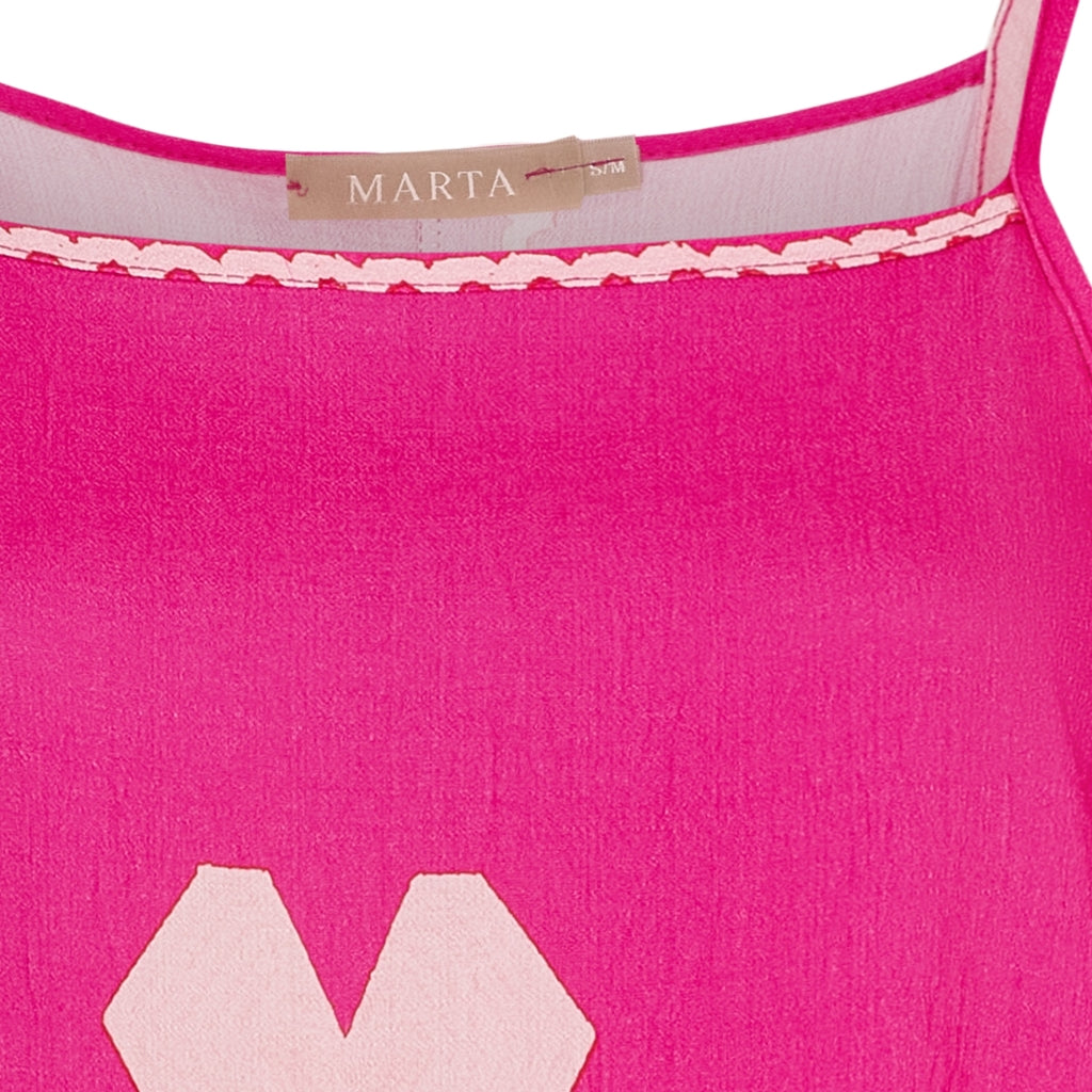 MARTA DU CHATEAU Marta du Chateau dame kjole MdcLilly 7250 Dress Fuxia709tpu