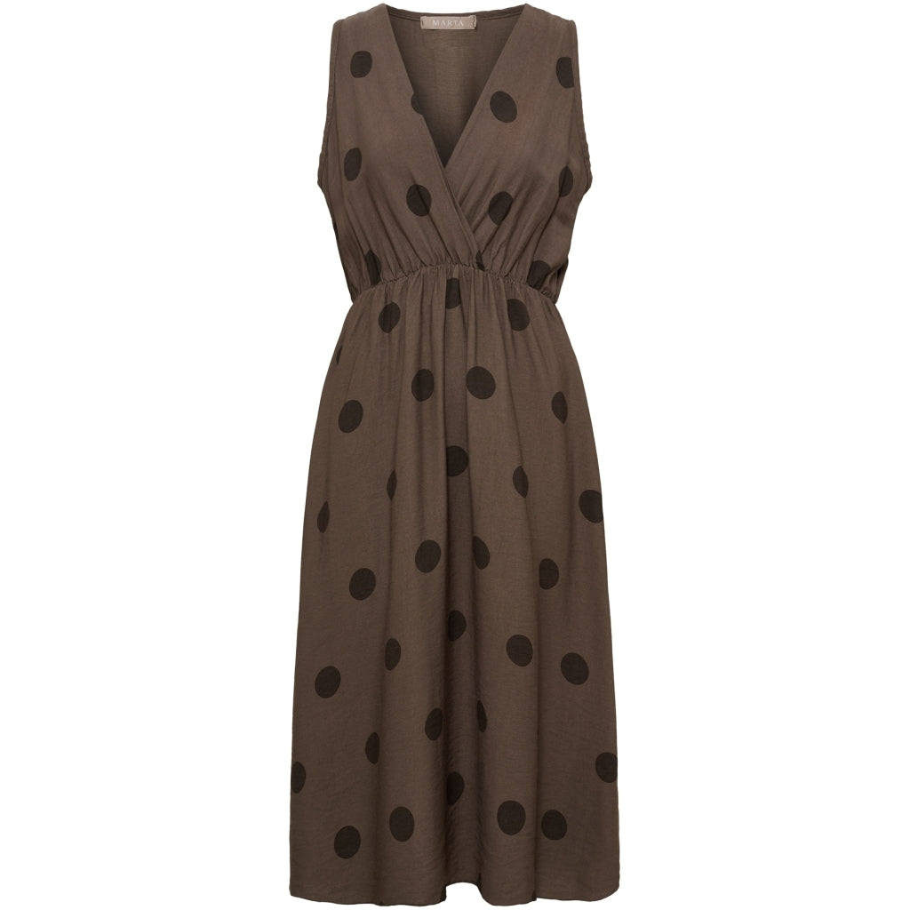 MARTA DU CHATEAU Marta du Chateau dame kjole MdcLinetta 23126 Dress Brown
