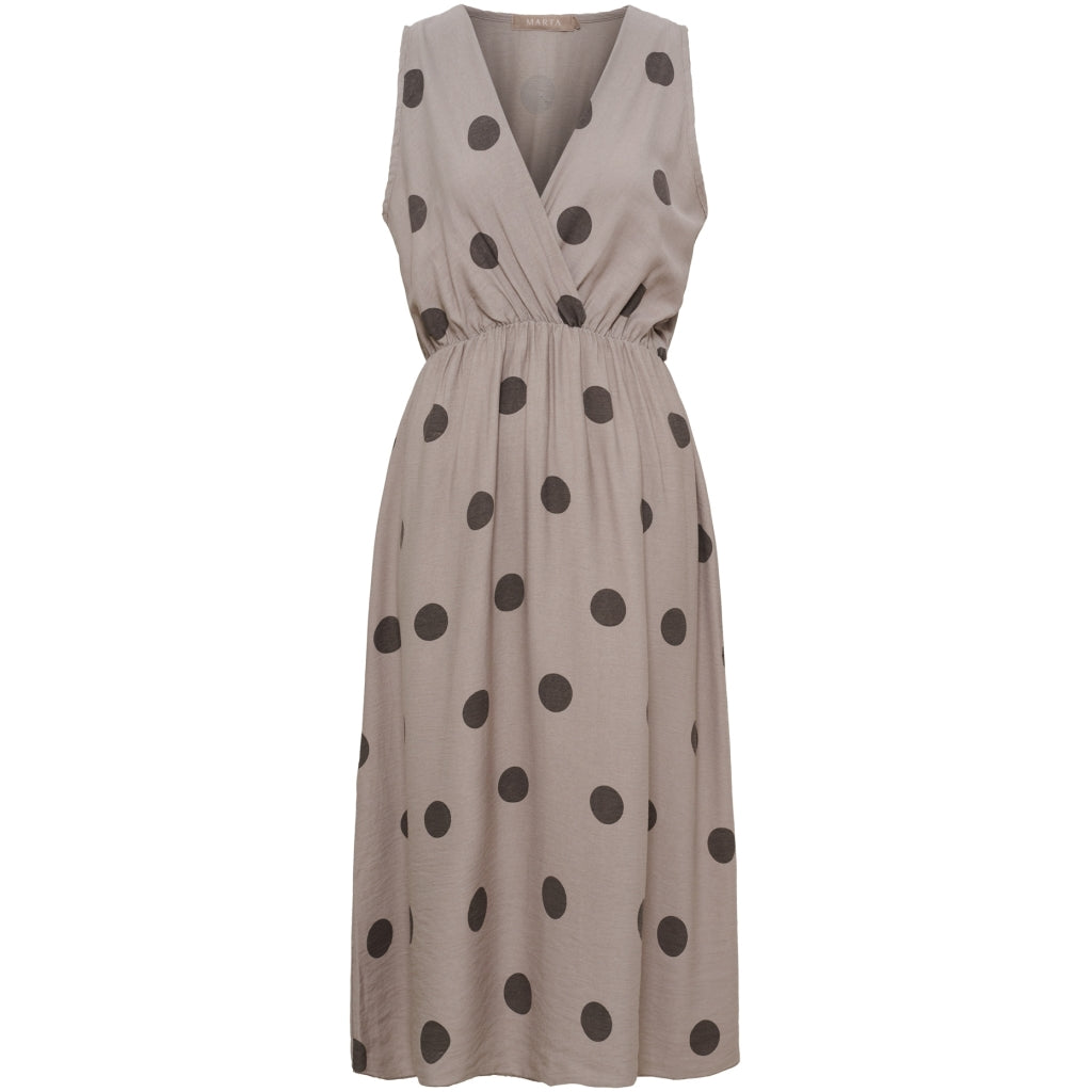 MARTA DU CHATEAU Marta du Chateau dame kjole MdcLinetta 23126 Dress Fango