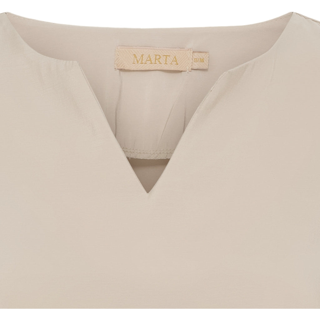 MARTA DU CHATEAU Marta du Chateau dame kjole MdcLouison 39786 Dress Beige32