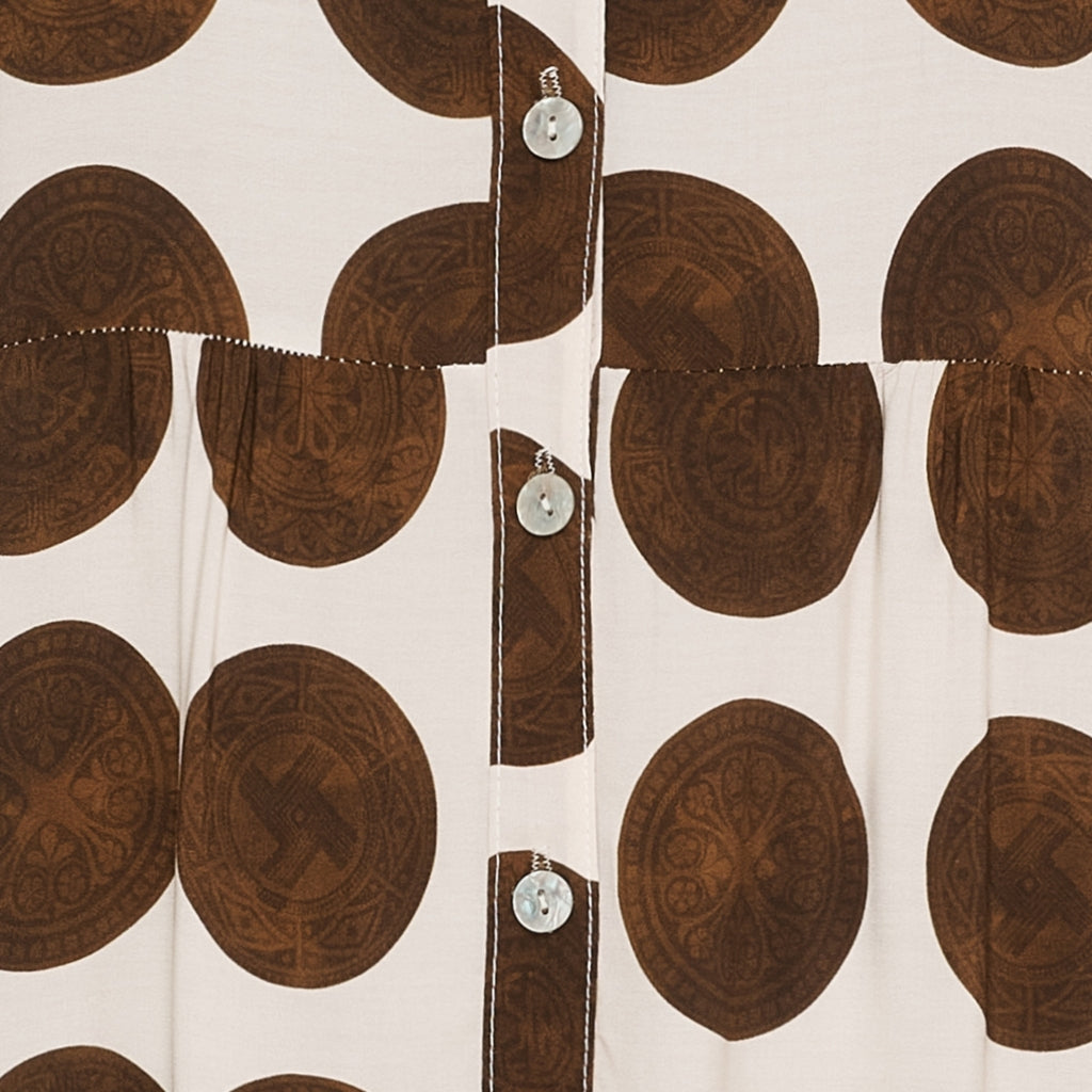 MARTA DU CHATEAU Marta du Chateau dame kjole MdcLucie 259153 Dress Beige/MoroAMioe431