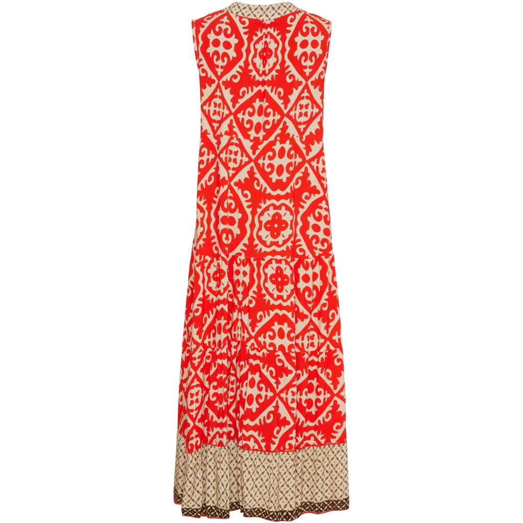 MARTA DU CHATEAU Marta du Chateau dame kjole MdcLucie 259153 Dress Red/Beige