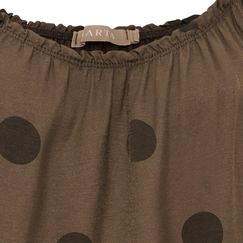 MARTA DU CHATEAU Marta du Chateau dame kjole MdcLuliana 23106 Dress Brown