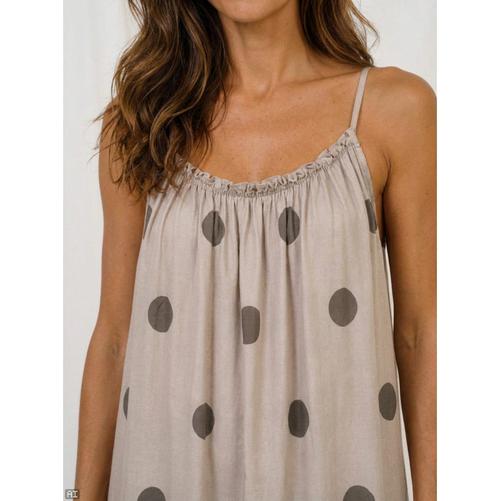 MARTA DU CHATEAU Marta du Chateau dame kjole MdcLuliana 23106 Dress Fango
