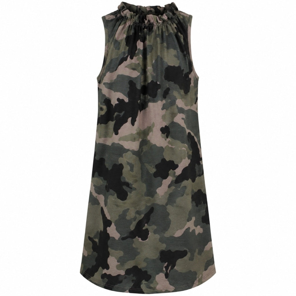 MARTA DU CHATEAU Marta du Chateau dame kjole MdcLuppa 2315B Dress Military6