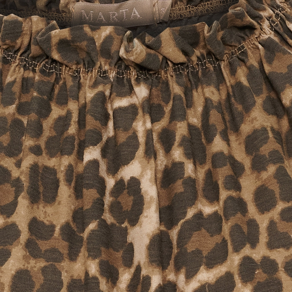 MARTA DU CHATEAU Marta du Chateau dame kjole MdcLuppa 2315B Dress Camello Leo