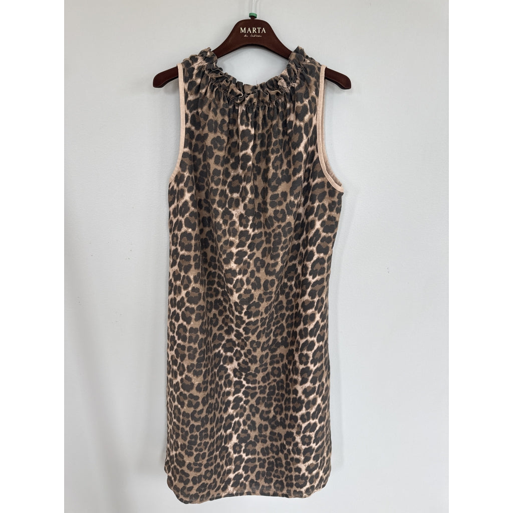 MARTA DU CHATEAU Marta du Chateau dame kjole MdcLuppa 2315B Dress Camello Leo