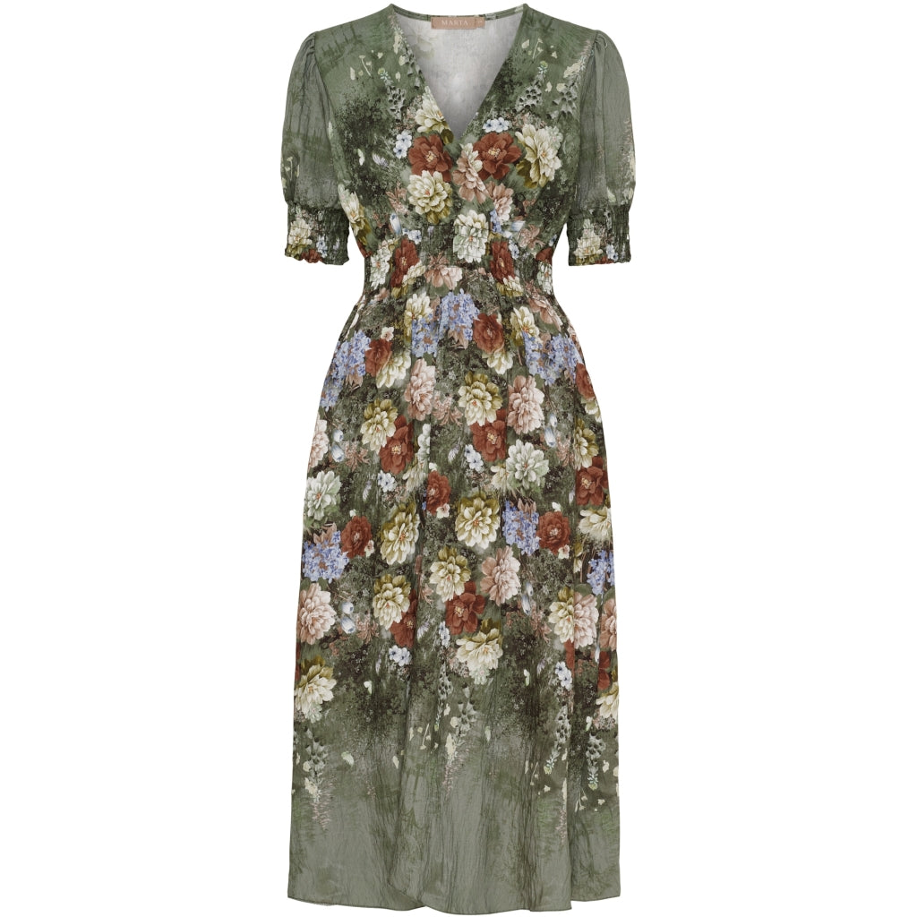 MARTA DU CHATEAU Marta du Chateau dame kjole MdcLydia 25216 Dress Military0460