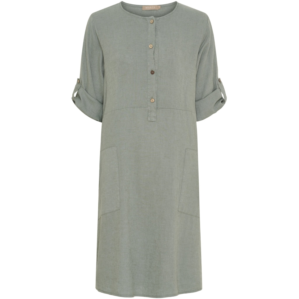 MARTA DU CHATEAU Marta du Chateau dame kjole MdcMariella 259088 Dress Military2828