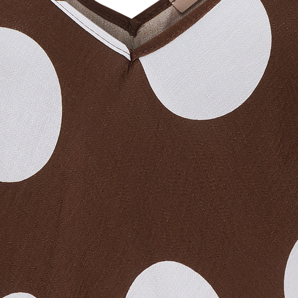 MARTA DU CHATEAU Marta du Chateau dame kjole MdcMelina 3108 Dress Moro/White Dots