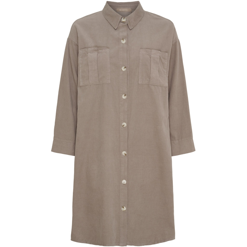 MARTA DU CHATEAU Marta du Chateau dame kjole MdcMerete 269045 Dress Fango2060