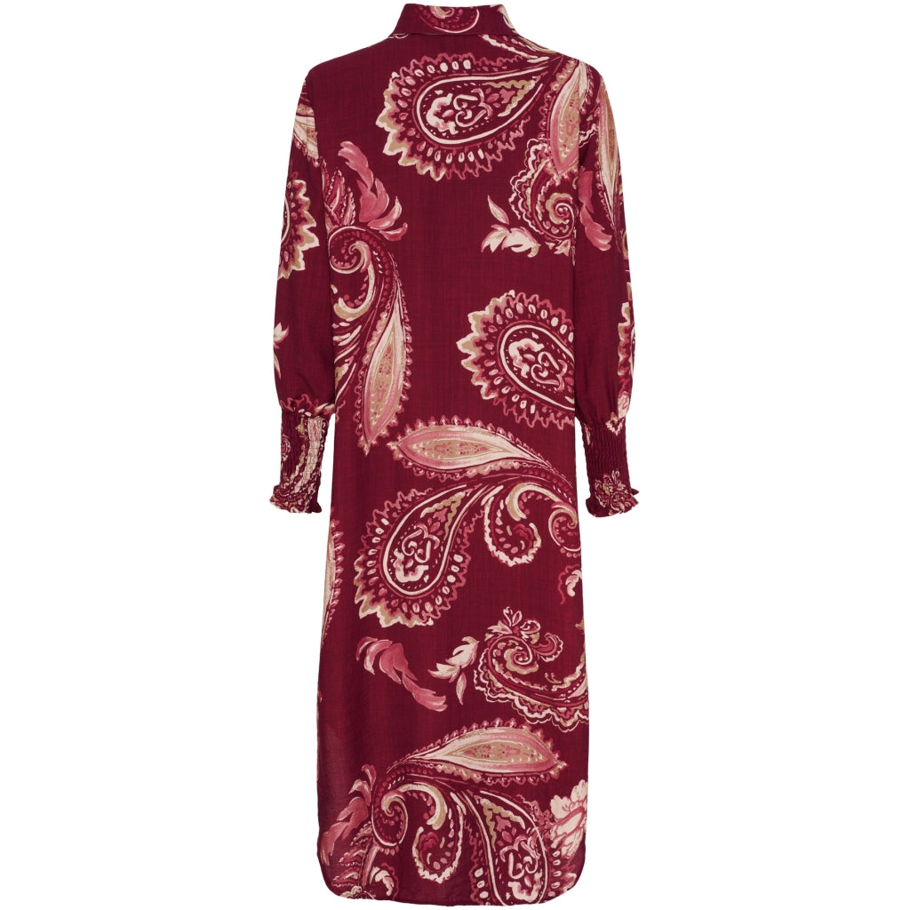 MARTA DU CHATEAU Marta du Chateau dame kjole MdcMoss 7617- Dress Bordeaux786tpz