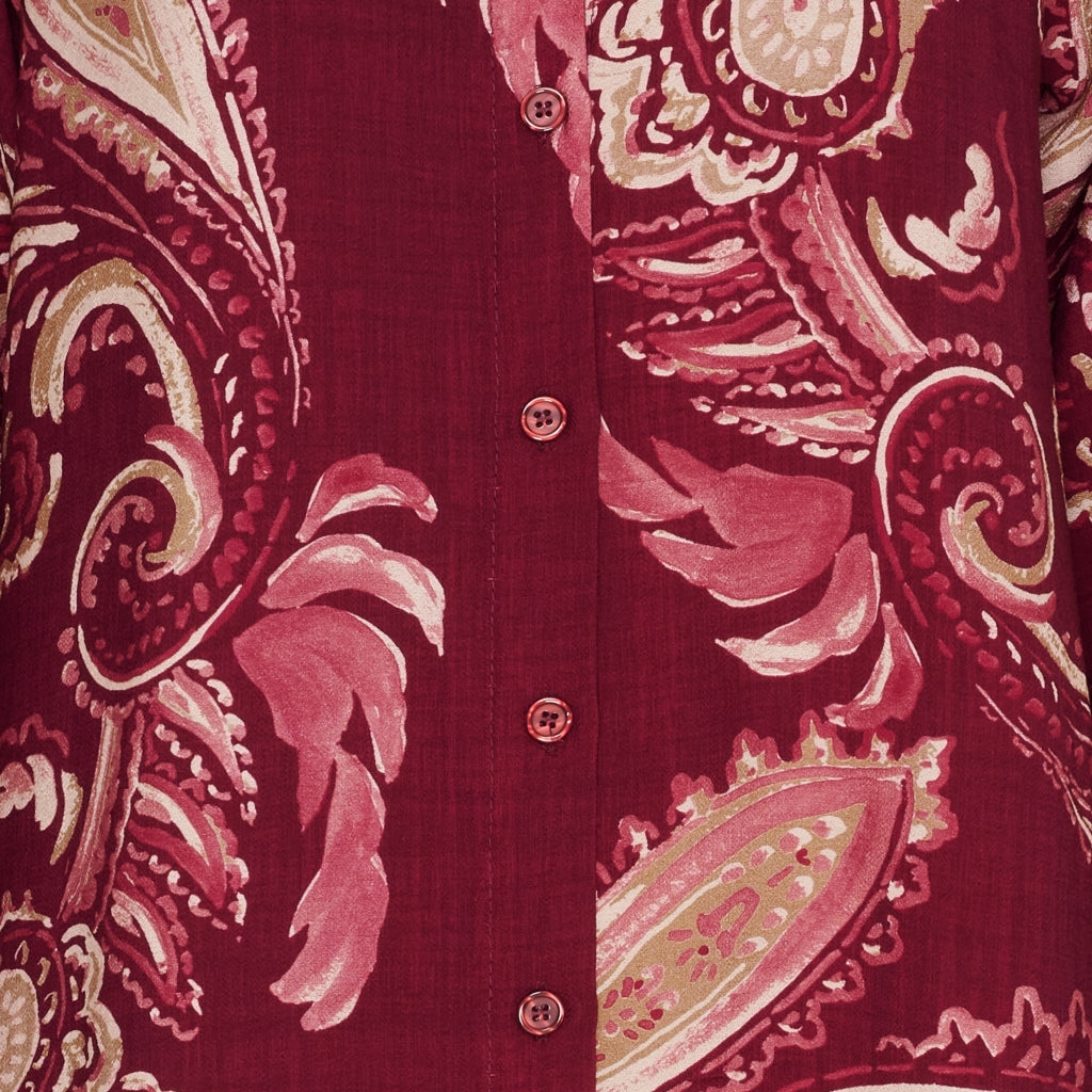 MARTA DU CHATEAU Marta du Chateau dame kjole MdcMoss 7617- Dress Bordeaux786tpz