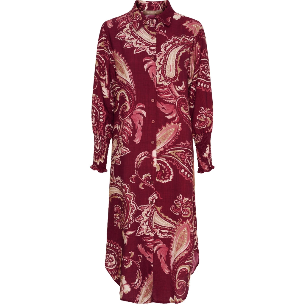 MARTA DU CHATEAU Marta du Chateau dame kjole MdcMoss 7617- Dress Bordeaux786tpz