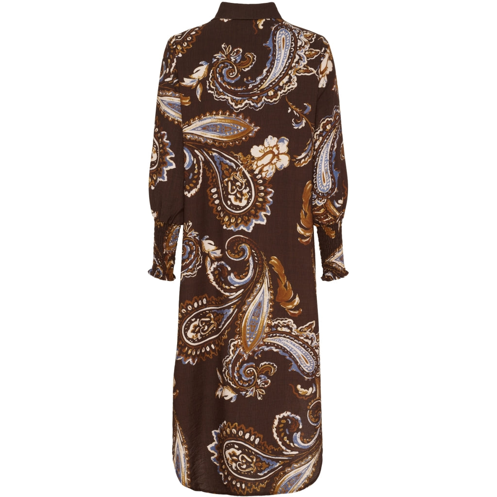 MARTA DU CHATEAU Marta du Chateau dame kjole MdcMoss 7617- Dress Marrone786tpz