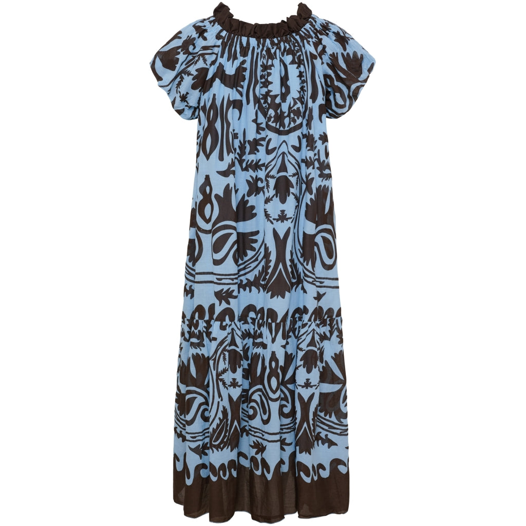 MARTA DU CHATEAU Marta du Chateau dame kjole MdcMuse 8405 Dress Blue/Marrone