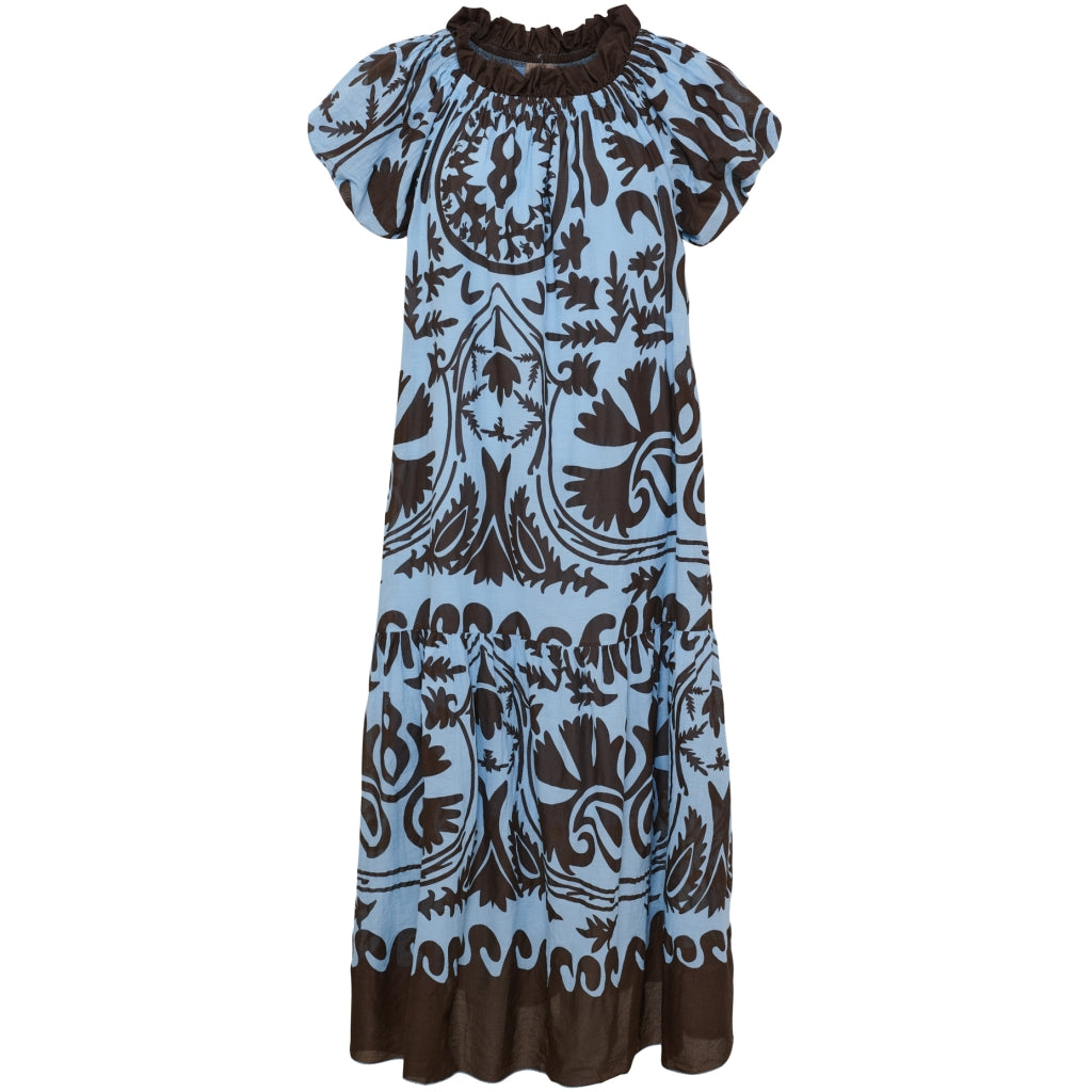 MARTA DU CHATEAU Marta du Chateau dame kjole MdcMuse 8405 Dress Blue/Marrone
