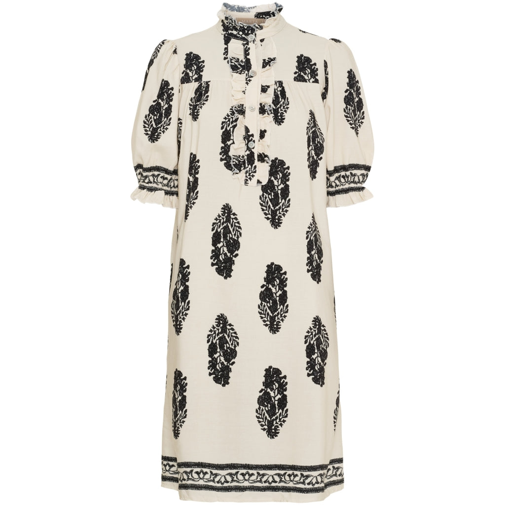 MARTA DU CHATEAU Marta du Chateau dame kjole MdcNaomi 259077-1 Dress Beige/Black