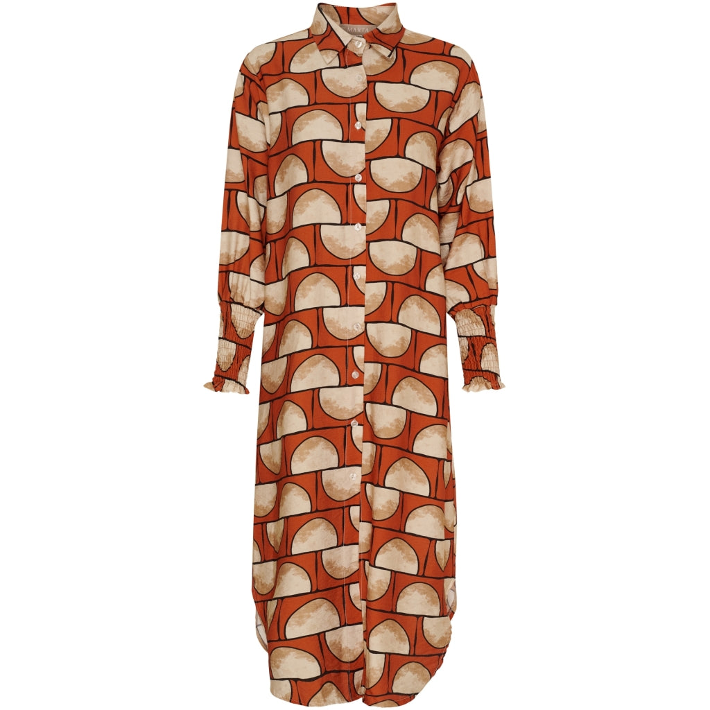 MARTA DU CHATEAU Marta du Chateau dame kjole MdcNatty 7617 Dress Coccio 4024