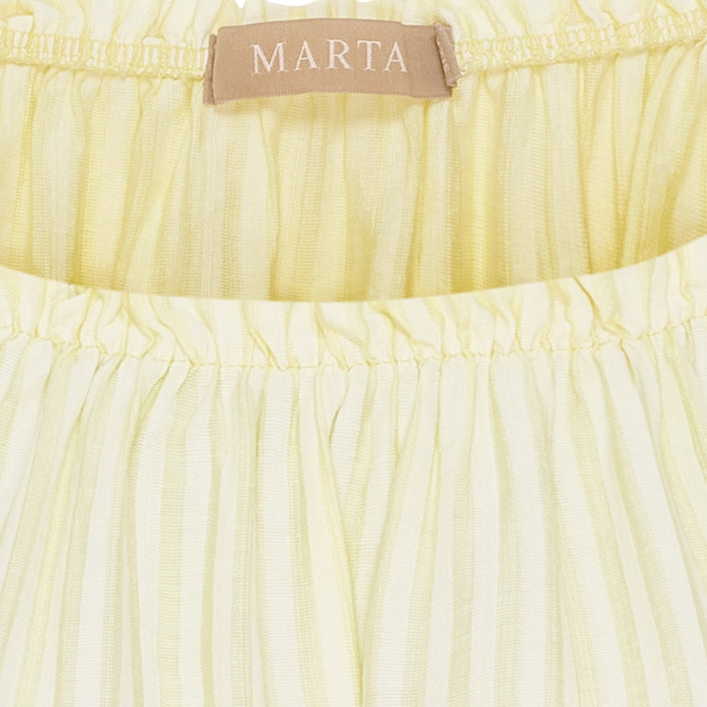 MARTA DU CHATEAU Marta du Chateau dame kjole MdcRomina 21592 Dress Light Yellow