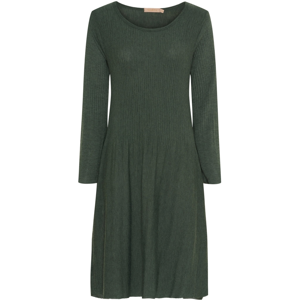 MARTA DU CHATEAU Marta du Chateau dame kjole MdcSally 20270 Dress Military Washed