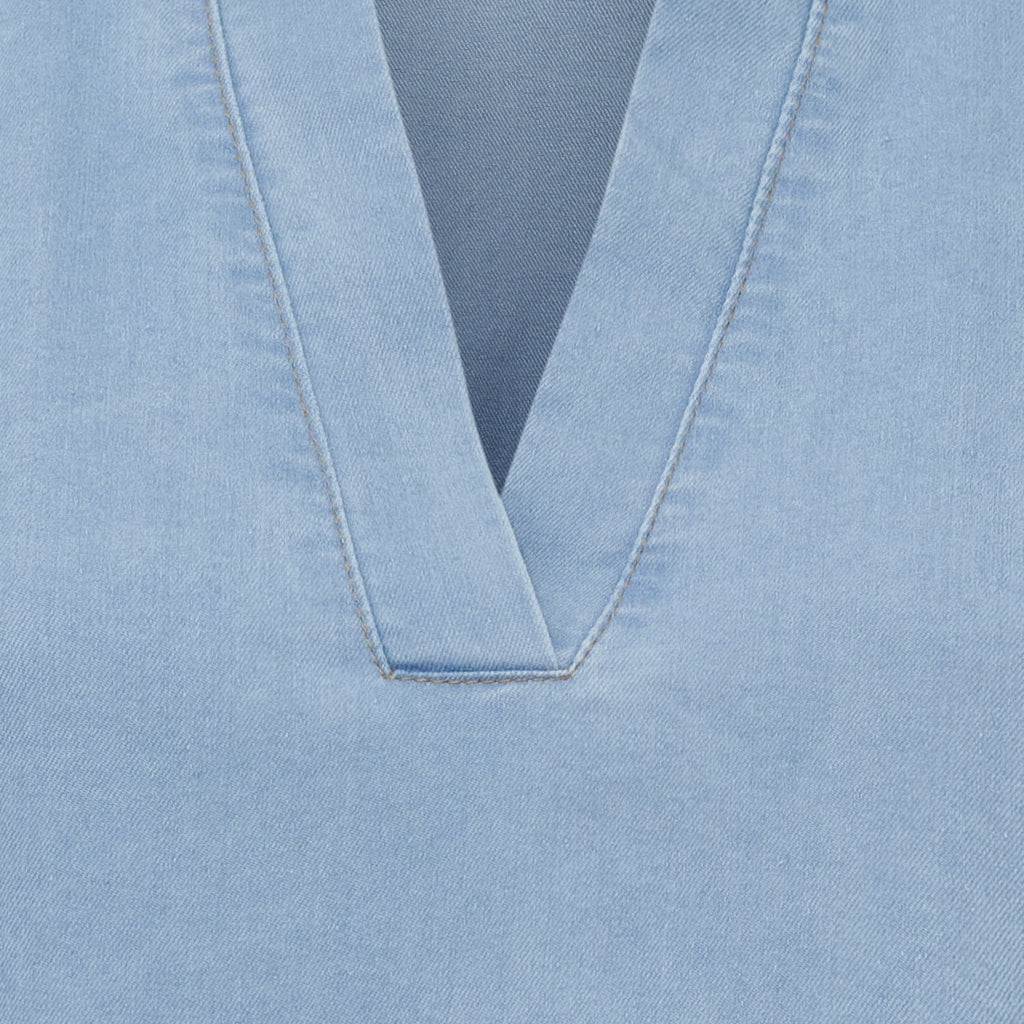 MARTA DU CHATEAU Marta du Chateau dame kjole MdcSofina SW59699 Dress Light denim