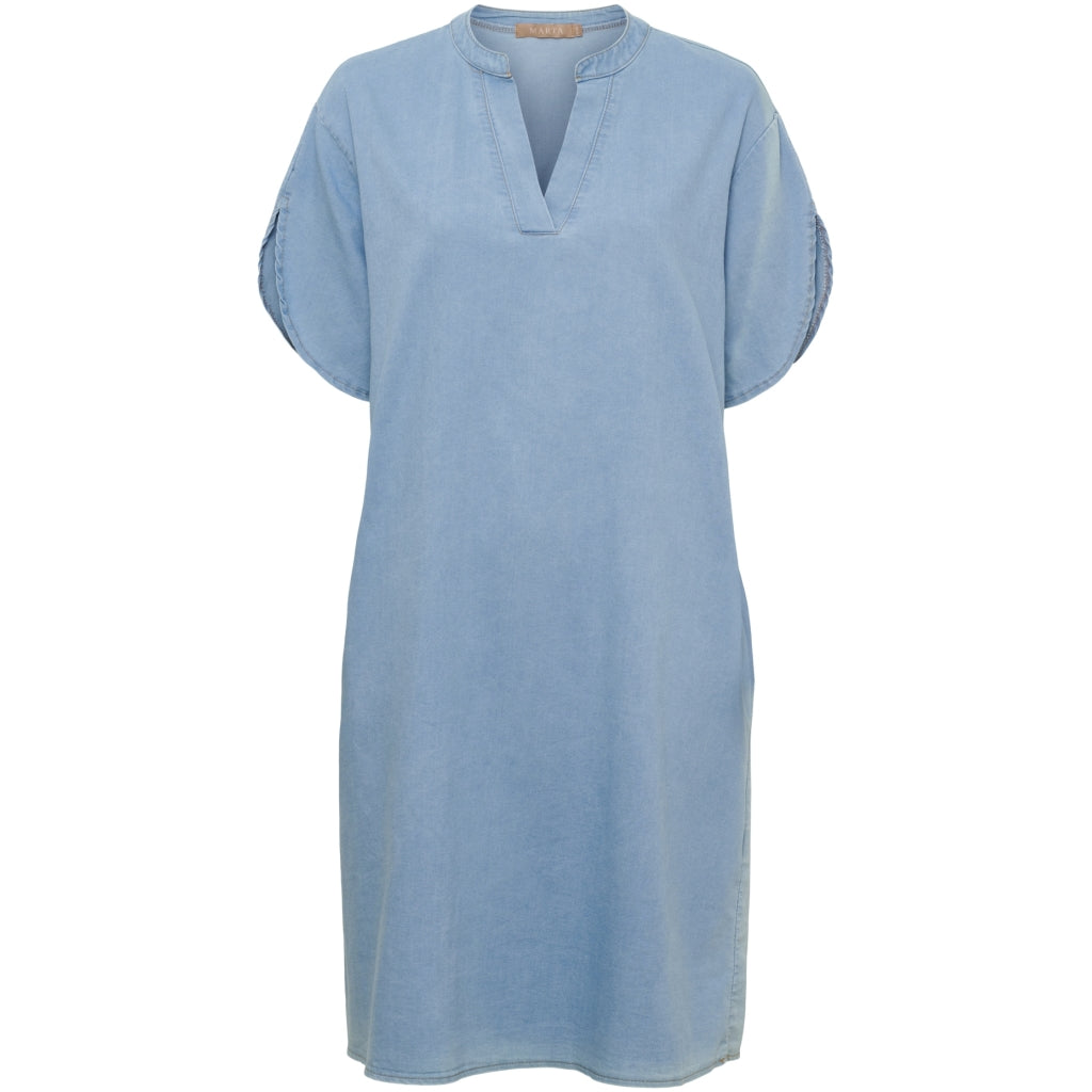 MARTA DU CHATEAU Marta du Chateau dame kjole MdcSofina SW59699 Dress Light denim