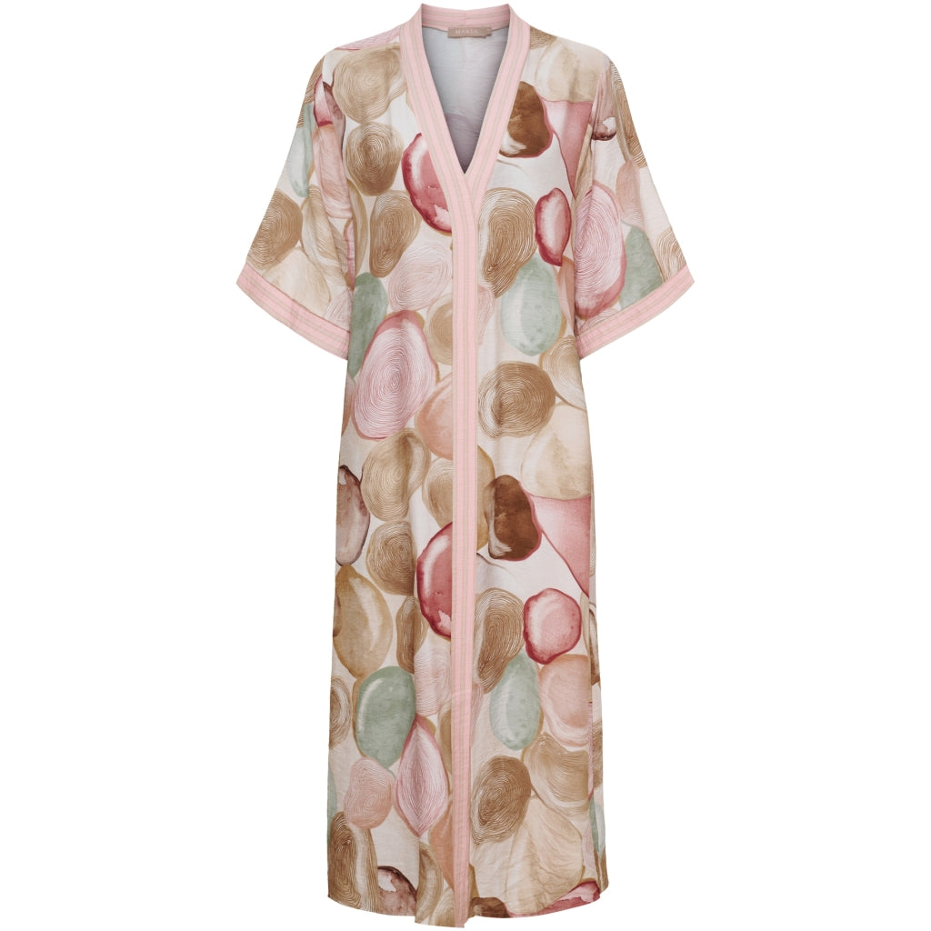 MARTA DU CHATEAU Marta du Chateau dame kjole MdcStefania 7176 Dress Beige/Rosa
