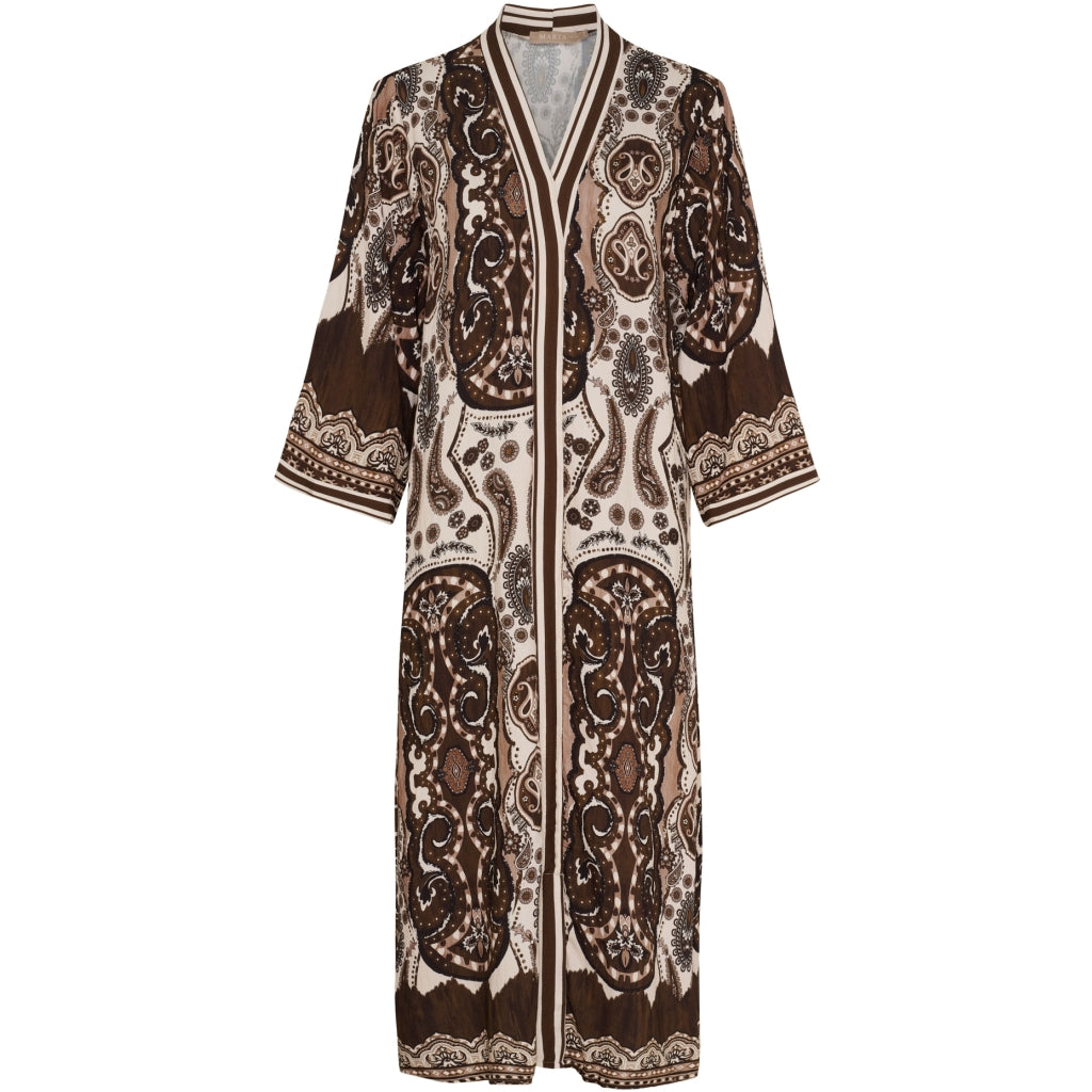 MARTA DU CHATEAU Marta du Chateau dame kjole MdcStefania 7176 Dress MarroneEZ532