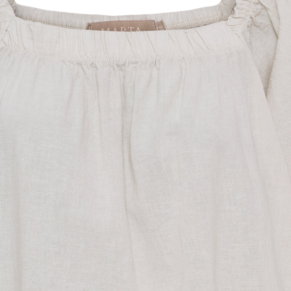 MARTA DU CHATEAU Marta du Chateau dame kjole MdcValina 26118 Dress Beige