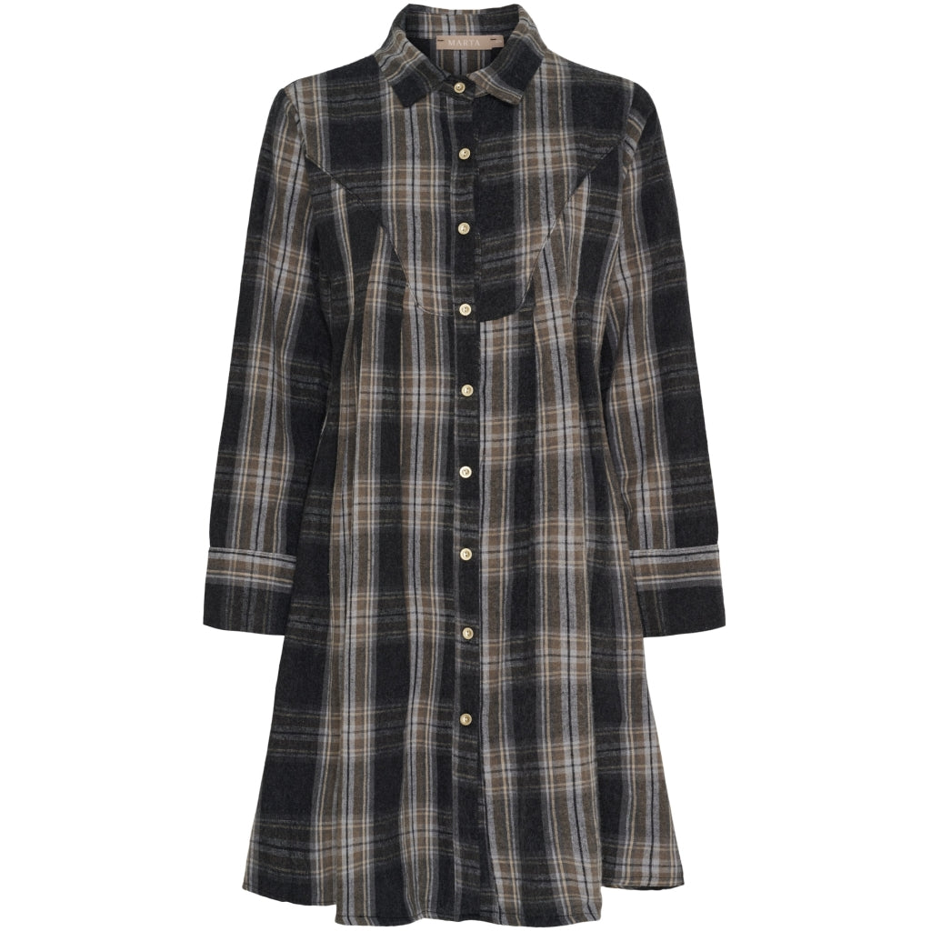 MARTA DU CHATEAU Marta du Chateau dame kjole MdcVivi 7411A Dress Grey79231