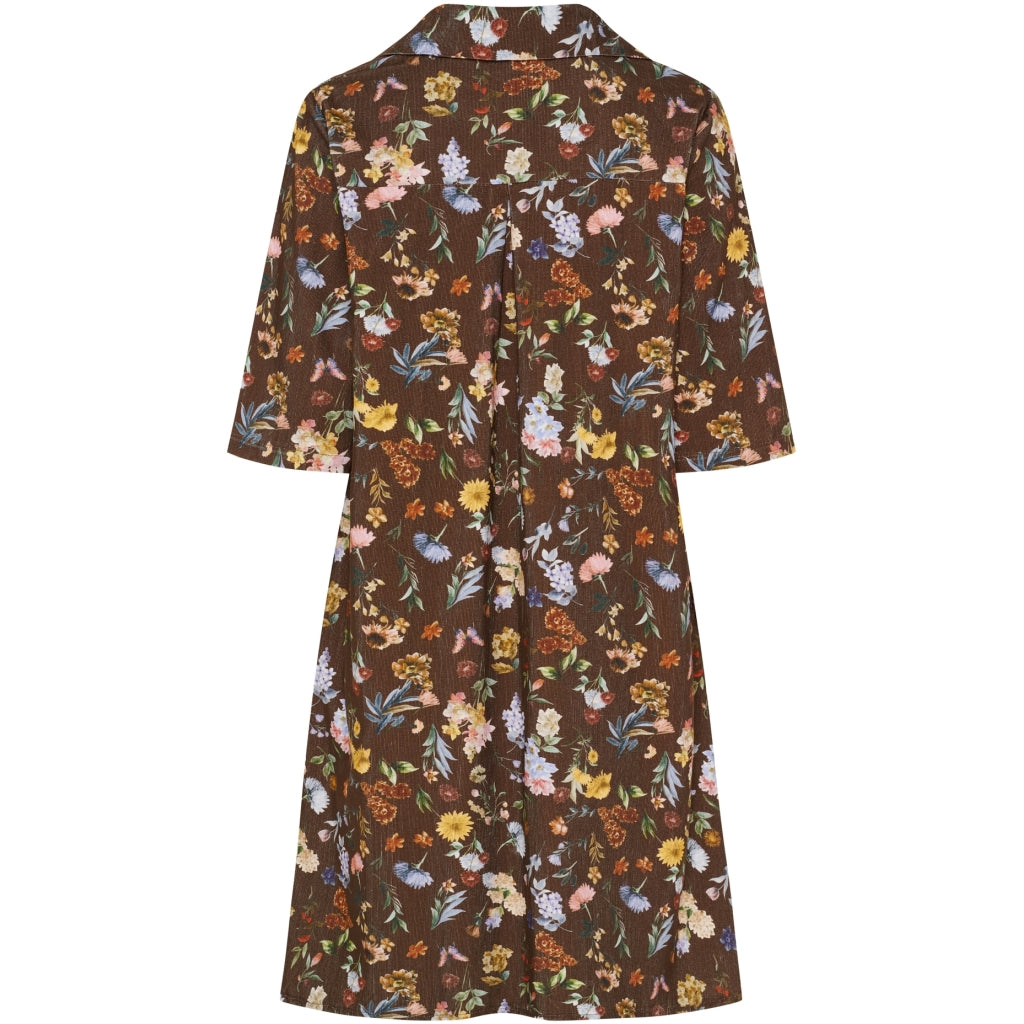MARTA DU CHATEAU Marta du Chateau dame kjole MdcWildrose 259351V Dress Brown Print