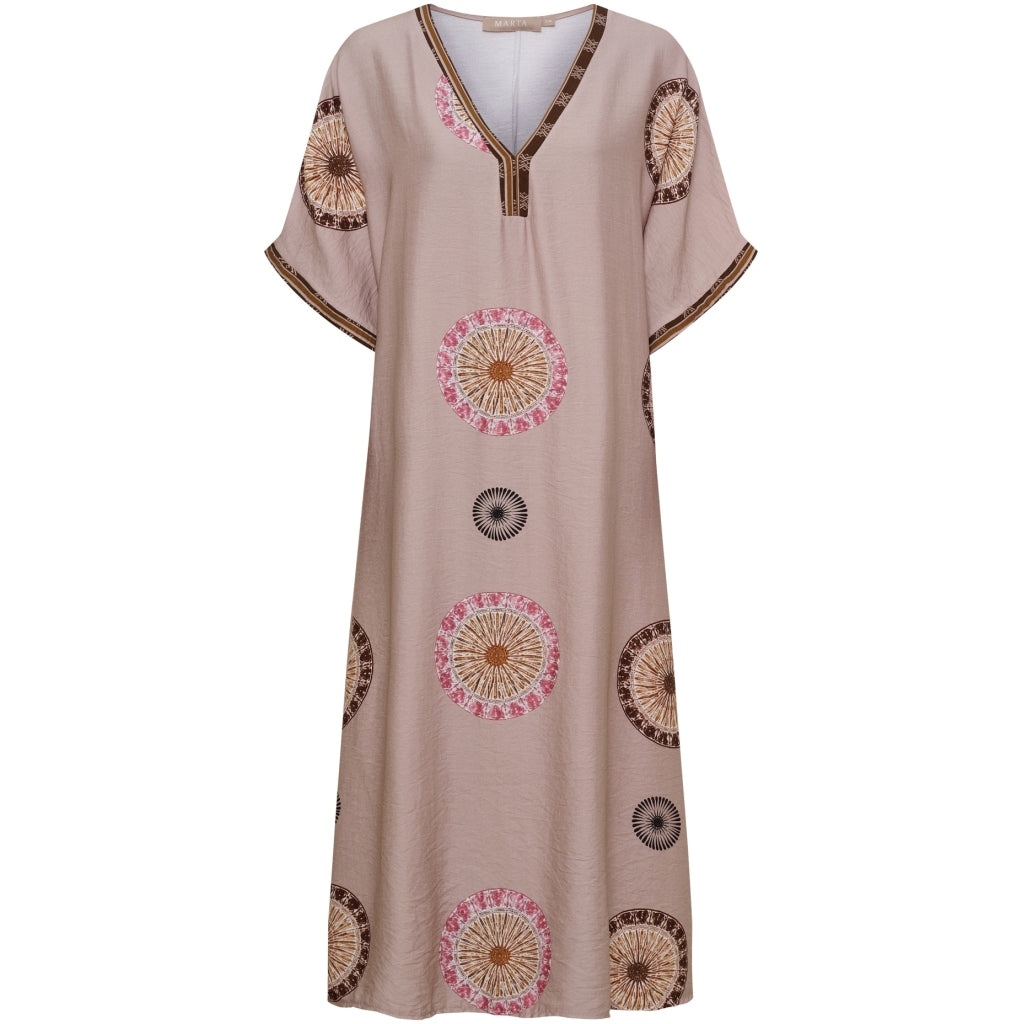 MARTA DU CHATEAU Marta du Chateau dame kjole MdcZenia 8487 Dress Marrone3254tps